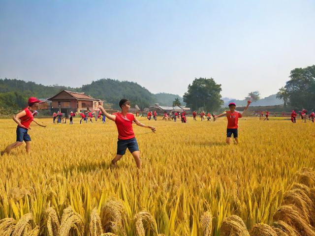 九游体育网站_ 丰收季节乡村运动会，体会乡土文化的独特魅力，农民丰收节运动会项目