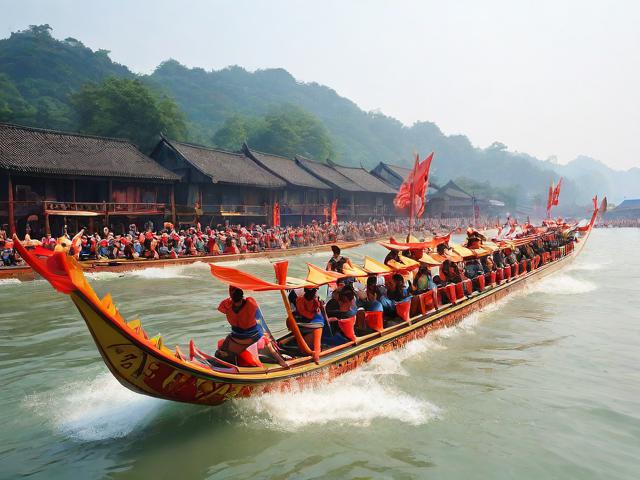 九游体育网站_ 乡村传统划龙舟赛，传承古老的水上文化，游戏划龙舟游戏规则