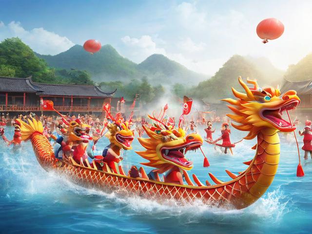 九游体育网站_ 乡村特色龙舟赛，传承水文化的激情盛会，体育赛龙舟游戏