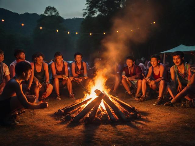 九游体育网站_ 乡村篝火晚会运动会，乡土气息浓郁的运动盛典，篝火晚会集体游戏