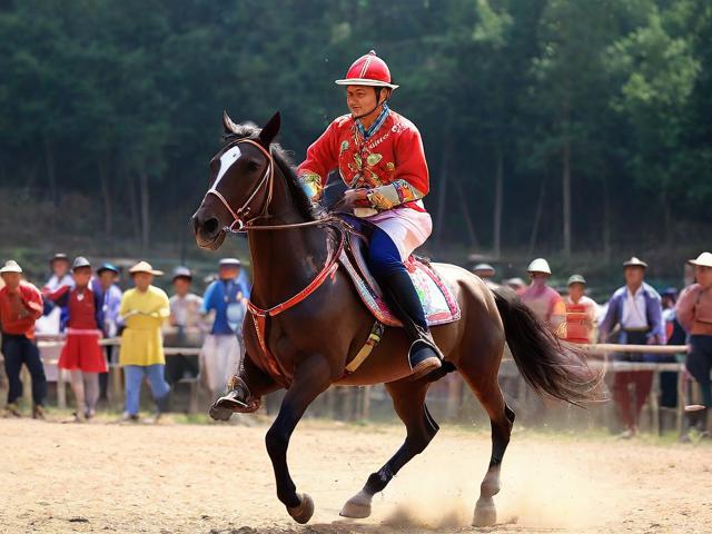 九游体育网站_ 乡村马术表演，传承传统技艺，农村马戏表演视频