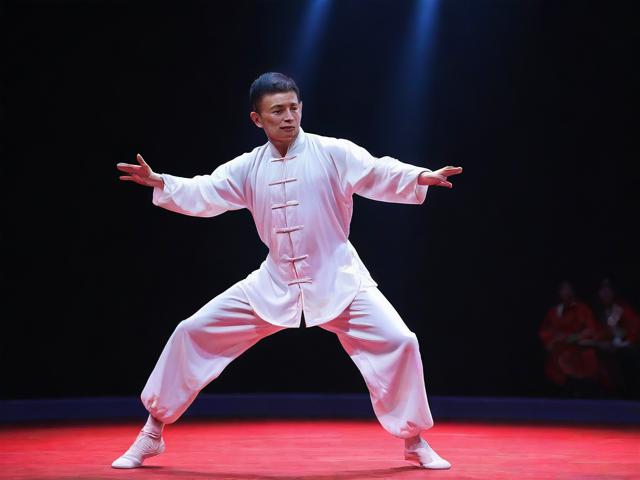 九游体育网站_ 传统武术表演会，文化韵味在运动中绽放，武术演出